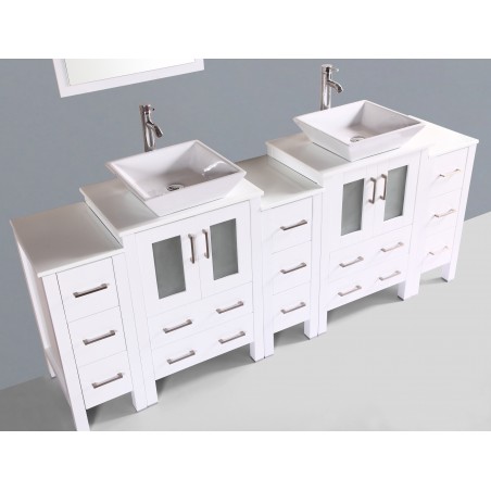 84" Bosconi AW224S3S Double Vanity