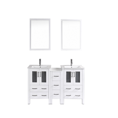 60" Bosconi AW224U1S Double Vanity