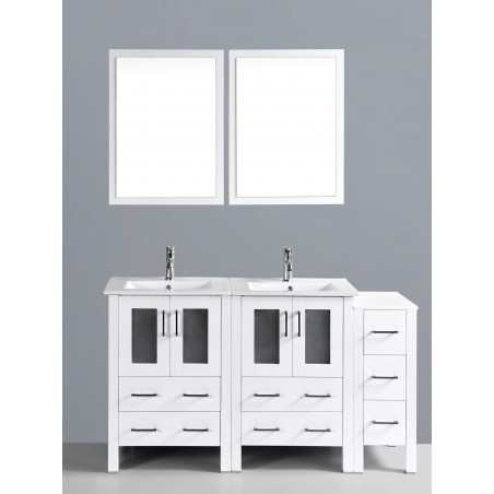 60" Bosconi AW224U1S Double Vanity