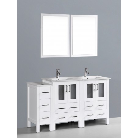 60" Bosconi AW224U1S Double Vanity