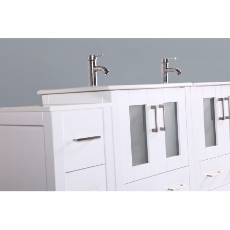 60" Bosconi AW224U1S Double Vanity