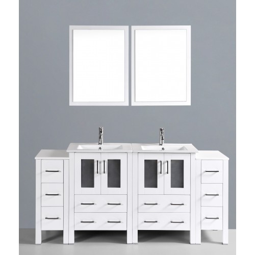 72" Bosconi AW224U2S Double Vanity