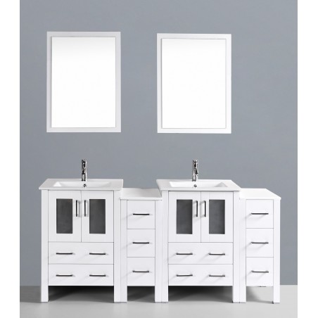 72" Bosconi AW224U2S Double Vanity