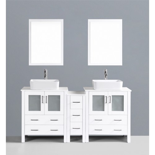 72" Bosconi AW230RC1S Double Vanity