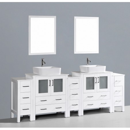 96" Bosconi AW230RC3S Double Vanity