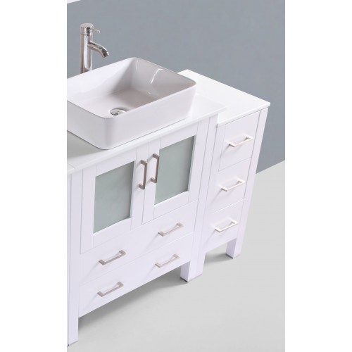 96" Bosconi AW230RC3S Double Vanity