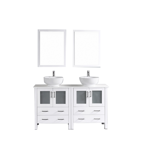 60" Bosconi AW230RO Double Vanity