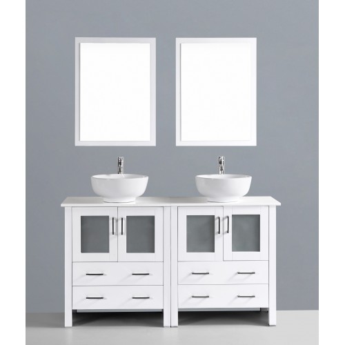 60" Bosconi AW230RO Double Vanity