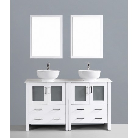 60" Bosconi AW230RO Double Vanity