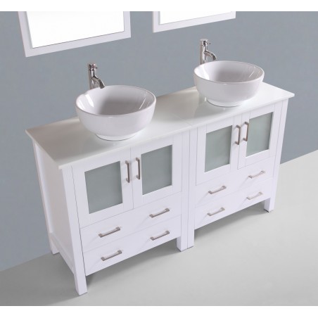 60" Bosconi AW230RO Double Vanity