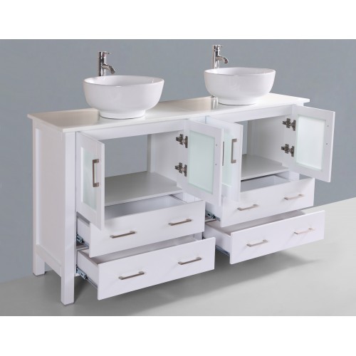 60" Bosconi AW230RO Double Vanity