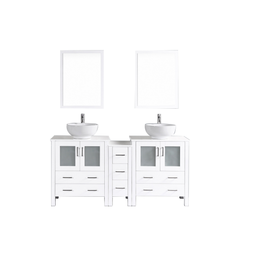 72" Bosconi AW230RO1S Double Vanity