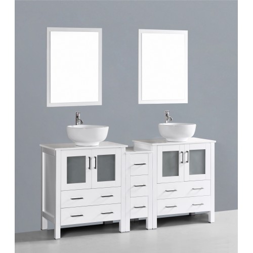 72" Bosconi AW230RO1S Double Vanity