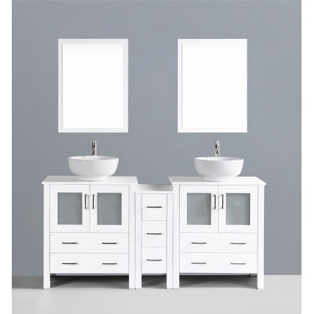 72" Bosconi AW230RO1S Double Vanity