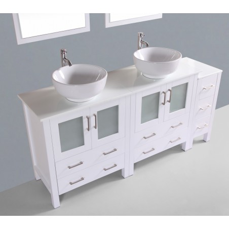 72" Bosconi AW230RO1S Double Vanity