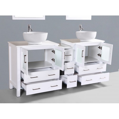 72" Bosconi AW230RO1S Double Vanity