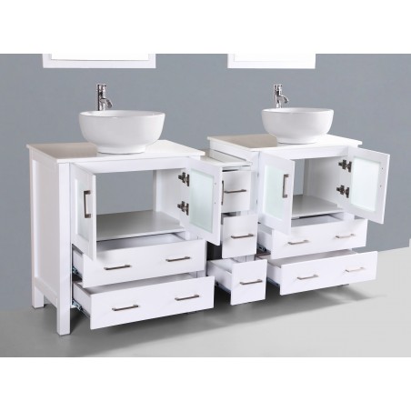 72" Bosconi AW230RO1S Double Vanity