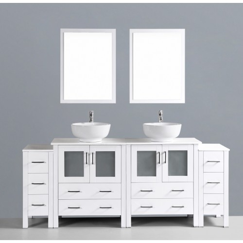 84" Bosconi AW230RO2S Double Vanity