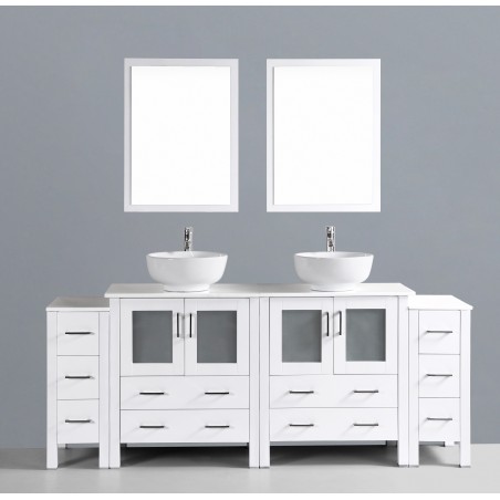 84" Bosconi AW230RO2S Double Vanity