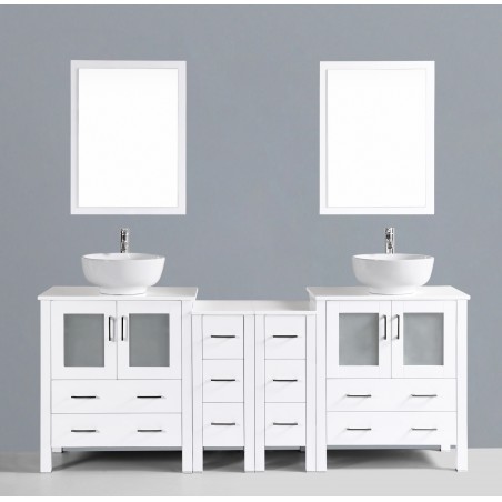 84" Bosconi AW230RO2S Double Vanity