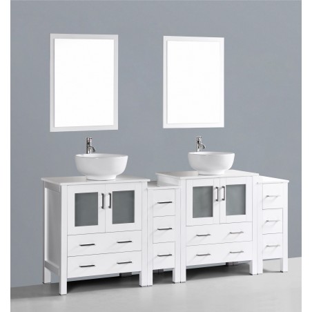 84" Bosconi AW230RO2S Double Vanity