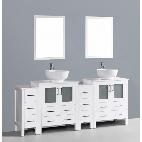 84" Bosconi AW230RO2S Double Vanity