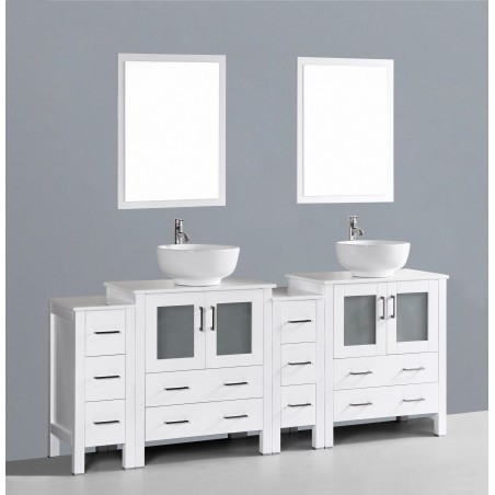 84" Bosconi AW230RO2S Double Vanity