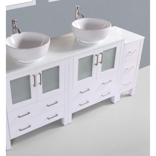 84" Bosconi AW230RO2S Double Vanity