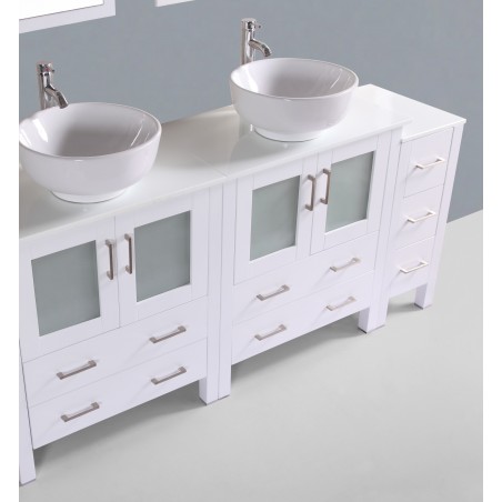 84" Bosconi AW230RO2S Double Vanity