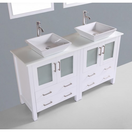 60" Bosconi AW230S Double Vanity