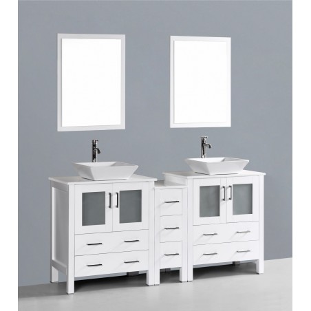 72" Bosconi AW230S1S Double Vanity