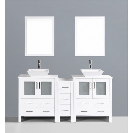 72" Bosconi AW230S1S Double Vanity