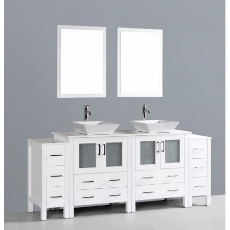 84" Bosconi AW230S2S Double Vanity