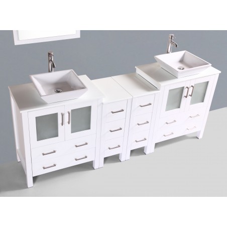 84" Bosconi AW230S2S Double Vanity