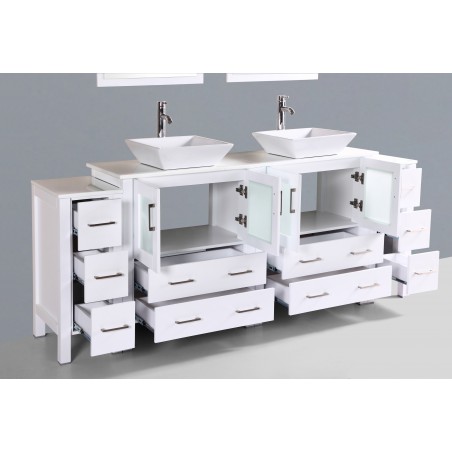 84" Bosconi AW230S2S Double Vanity