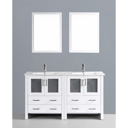 60" Bosconi AW230U Double Vanity