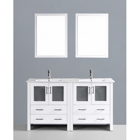 60" Bosconi AW230U Double Vanity