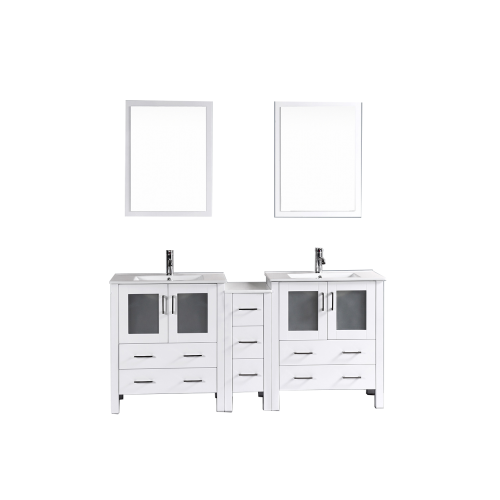 72" Bosconi AW230U1S Double Vanity