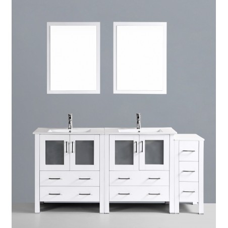 72" Bosconi AW230U1S Double Vanity