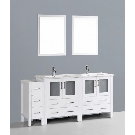 72" Bosconi AW230U1S Double Vanity