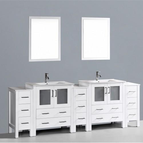 96" Bosconi AW230U3S Double Vanity