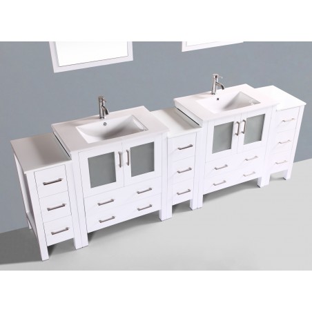 96" Bosconi AW230U3S Double Vanity