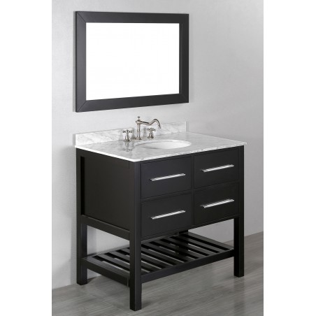 36" Bosconi SB-250-3 Contemporary Single Vanity