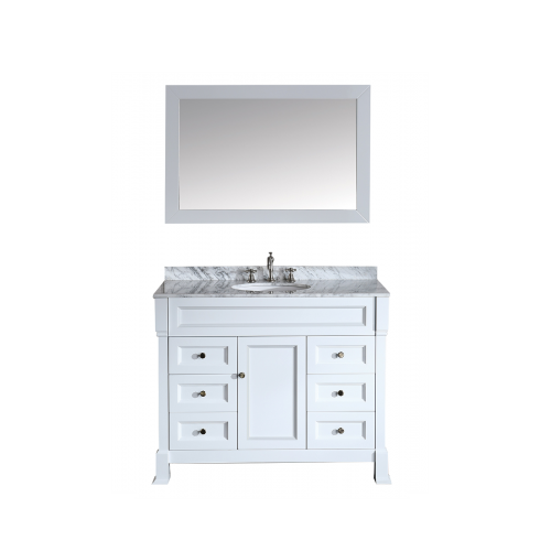 43'' Bosconi SB-278WH Contemporary Single Vanity