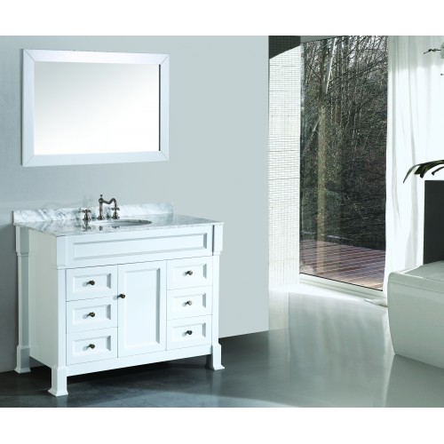 43'' Bosconi SB-278WH Contemporary Single Vanity