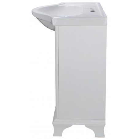 Corsicana White 26" Bathroom Vanity with Vitreous China Top