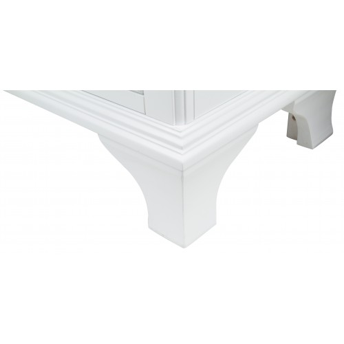 Corsicana White 26" Bathroom Vanity with Vitreous China Top