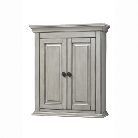 CORSICANA ANTIQUE GREY 24" x 28" WALL CABINET