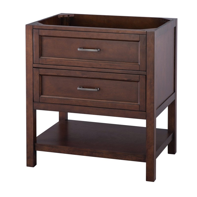 GEORGETTE 30" WALNUT BATHROOM VANITY