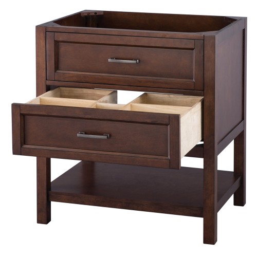 GEORGETTE 30" WALNUT BATHROOM VANITY